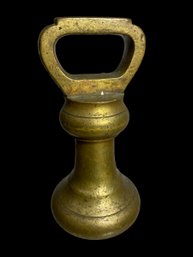 Antique Avery LTD Brass 7 Pound Weight Doorstop