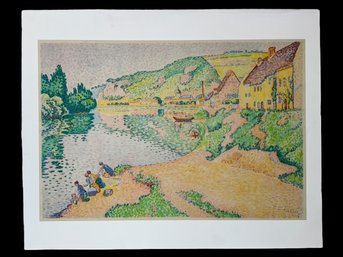 Large High Quality MFA Boston Issued Print Of Paul Signac Painting