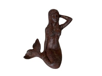 Cast Iron Mermaid Sculpture Or Doorstop