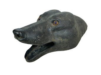 Vintage 1940s Taxidermy Form Of A Bear Head Folk Art