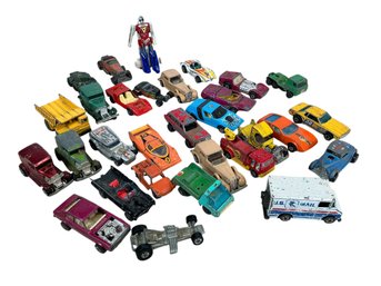 Collection Of Matchbox Hot Wheels PlayArt Hong Kong Diecast Lesney Toy Cars And Trucks