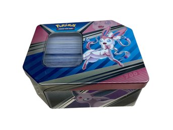 300 Plus Pokemon Cards In Tin Box