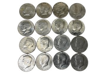 16 Bicentennial 1976 Kennedy Half Dollars