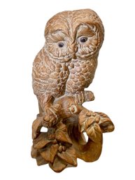 Large Ceramic Owl Sculpture