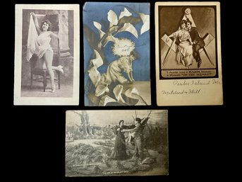 Antique Sweetheart And Real Photo Novelty Postcards