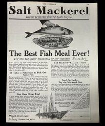 1919 Davis Co Salt Mackerel Flyer