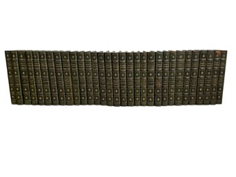 31 Volume 3/4 Leather Bound Set Of The Works Of Stevenson Biographical Edition 1921 Scribner