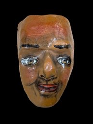 Antique/Vintage Hand-Painted Paper Mache Mask