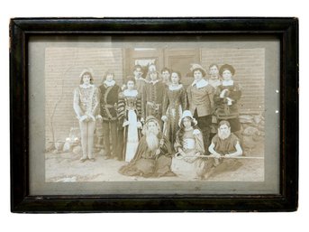 Antique Photograph Of Children In Costumes