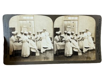 Antique 1905 Hiroshima Leg Amputation Stereograph