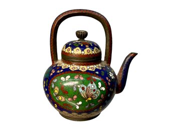 Small Antique Cloisonne Teapot