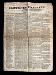 Nov 1831 Gloucester Telegraph Newspaper Issue