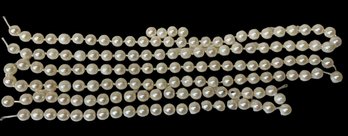 Multiple Strands Antique Authentic Pearls From Bracelet And Necklace