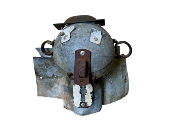 Folk Art Metal Robot Head