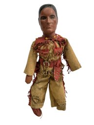 1940s Tonto Doll 20 Inches Tall Lone Ranger Vintage Toy