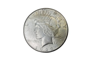 1923 S Peace Dollar 90 Percent Silver