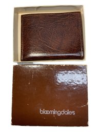 1970s Bloomingdales NIB Calfskin Wallet