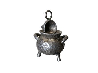 Small Sterling Silver Cauldron Charm Or Pendant