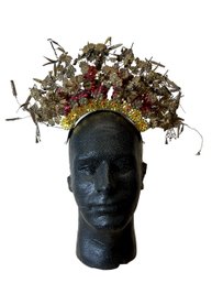 Vintage Or Antique Balinese Metal Head Dress For Wedding