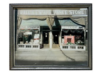 Antique Colorized Photo Balliets Appliance Store