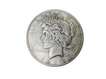 1923 S Peace Dollar 90 Percent Silver (B)