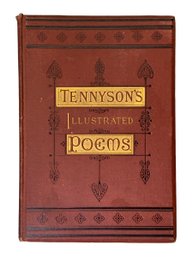 1880 Antique Book Tennysons Illustrated Poems