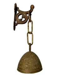 Vintage Or Antique Bell On Hook Fixture
