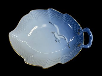 Bing And Grondahl Seagull Porcelain Leaf Dish