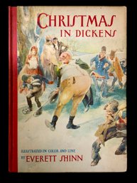 Illustrated Antique Christmas In Dickens Book