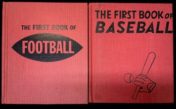 1950s First Book Of Baseball First Book Of Football