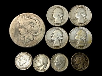 Lot Of American Coins All 90 Percent Silver