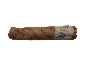 Roll Of Unsearched 1944D Wheat Pennies