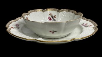 Lenox China Mayence Platter And Bowl A Reproduction From The Smithsonian Collection