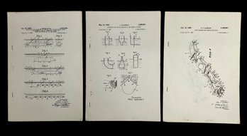 Vintage 1950s And 1960s Patents For Bizarre Technology Wave Energy Fire Fighting Freight Transport