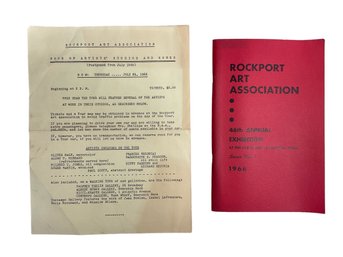 1966 Rockport Art Association 46th Annual Exhibition Book Aldro Hibbard Marguerite Pearson Earle Merchant Etc