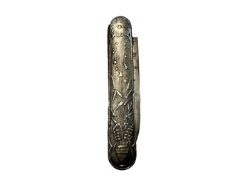 Small Antique Sterling Silver Pocket Knife