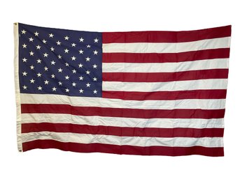 HUGE 5 Foot By 8 Foot American Flag Cotton And Polyester New And Unused