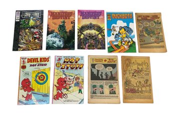 Various Vintage Comics Valiant Deathmate Image Manifest Destiny Devil Kids Beetle Bailey Duckbots Etc