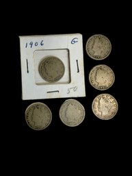 Set Of 6 V Nickles