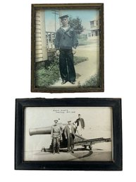 Vintage Military Photographs Morro Castle Havanna Cuba 1925 And A Sailor In Uniform