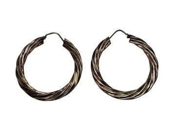 Sterling Silver Hoop Earrings