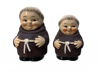 Porcelain Hummel Goebel Monks Salt And Pepper Shakers