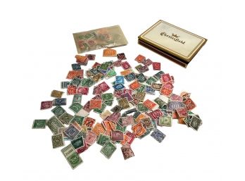 Weimar Republic Deutsches Reich German 1920s And 30s Overmark Stamps Deustche Post 10 Pfennig Box Lot