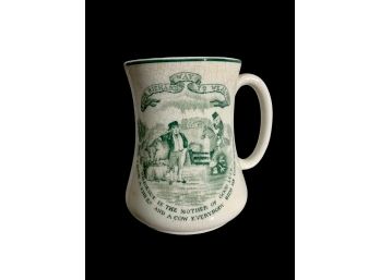 Poor Richards Way To Wealth Novelty Antique Mug Maling