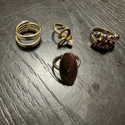 Lot Of 4 Rings