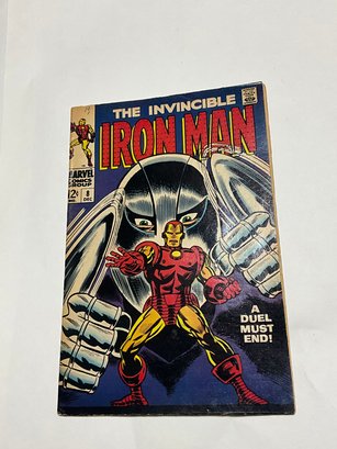 The Invincible Iron Man #8 A Duel Must End 1968 Comic Book