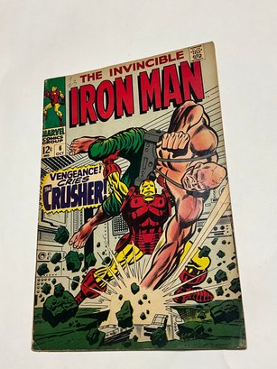 The Invincible Iron Man #6 The Crusher 1968 Comic Book
