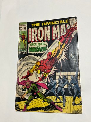 The Invincible Iron Man #10 Once More The Mandarin 1968 Comic Book