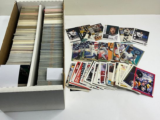 2 Row Box Of Mixed Sports Cards