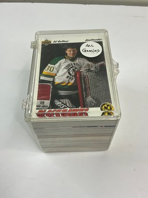 Container Of All Goalie Hockey Cards